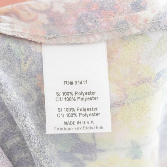 Clover Canyon Colorful Psychedelic Print Blouse - Picture 6 of 6